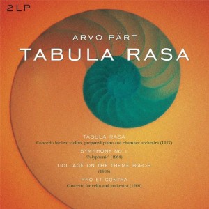 ARVO PÄRT-TABULA RASA/SYMPHONY NO. 1 (2x VINYL)