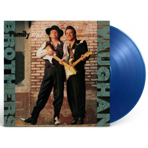 VAUGHAN BROTHERS-FAMILY STYLE (1990) (TRANSLUCENT BLUE VINYL)