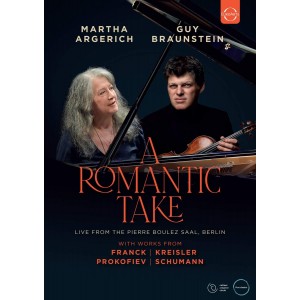 MARTHA ARGERICH, GUY BRAUNSTEIN-A ROMANTIC TAKE (DVD)