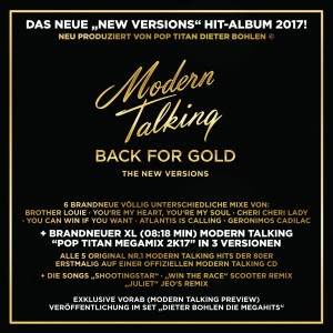 MODERN TALKING-BACK FOR GOLD