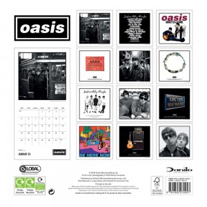 Oasis Official Calendar 2026