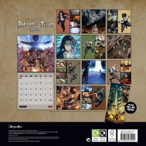 Attack On Titan Official Calendar 2026