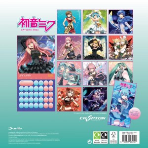 Hatsune Miku Official Calendar 2026