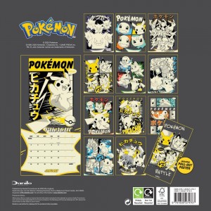 Pokemon Official Calendar 2026