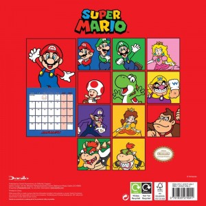 Super Mario Official Calendar 2026