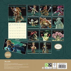 The Legend of Zelda Official Calendar 2026