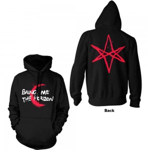 Bring Me The Horizon Unisex Pullover Hoodie: Lost (Black) (Back Print) (Medium)