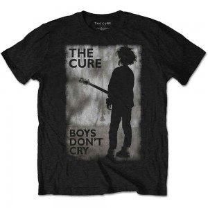 The Cure Unisex T-Shirt: Boys Don´t Cry Black & White (Black) (Large)