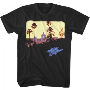 Eagles Unisex T-Shirt: Hotel California (Black) (X-Large)