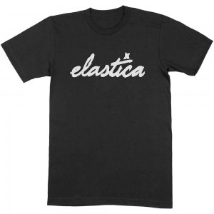 Elastica Unisex T-Shirt: Classic Logo (Black) (Small)