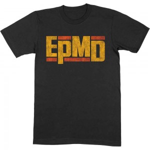 EPMD Unisex T-Shirt: Distressed Classic Logo (Black) (X-Large)