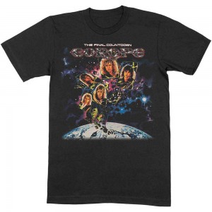 Europe Unisex T-Shirt: Final Countdown (Black) (X-Large)