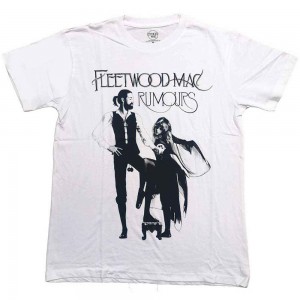 Fleetwood Mac Unisex T-Shirt: Rumours (White) (Large)