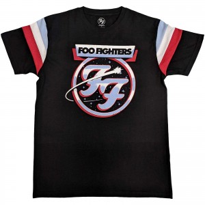 Foo Fighters Unisex Ringer T-Shirt: Comet Tricolour (Black) (Medium)