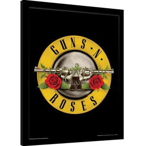 Guns N´ Roses (Bullet Logo) 30 x 40cm Framed Poster
