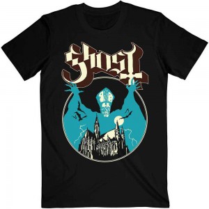Ghost Unisex T-Shirt: Opus (Black) (X-Large)