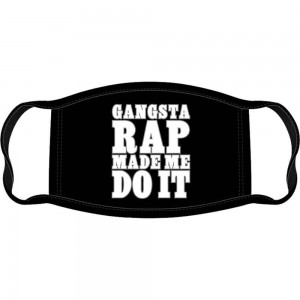 Ice Cube Face Mask: Gangsta Rap (Black)