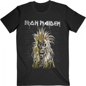 Iron Maiden Unisex T-Shirt: Eddie Logo (Black) (X-Large)