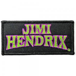 JIMI HENDRIX ARCHED LOGO WOVEN PATCH
