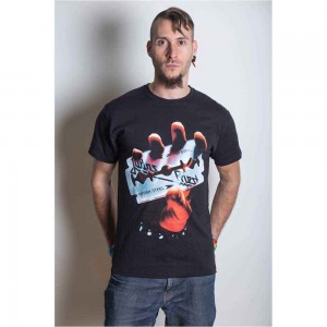 Judas Priest Unisex T-Shirt: British Steel (Black) (X-Large)