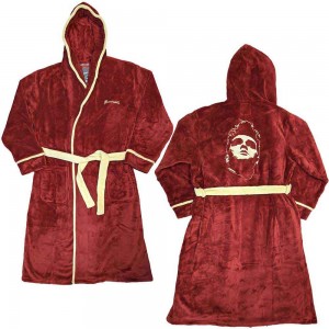Morrissey Unisex Bathrobe: Portrait (Red) (Back Print) (Small - Medium)