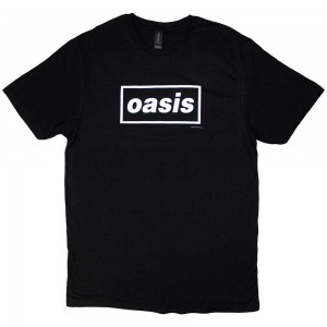 Oasis Unisex T-Shirt: Decca Logo (Black) (X-Large)