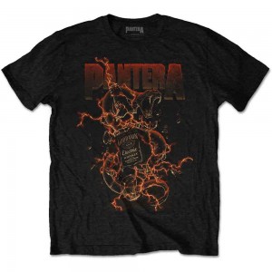 Pantera Unisex T-Shirt: Goddamn Whiskey (Black) (Medium)