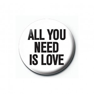 ALL YOU NEED IS LOVE PINBADGE