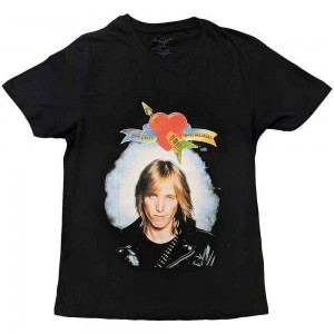 Tom Petty & The Heartbreakers Unisex T-Shirt: 1st Album (Black) (Large)