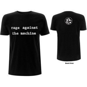 Rage Against The Machine Unisex T-Shirt: Molotov (Black) (Back Print) (Large)