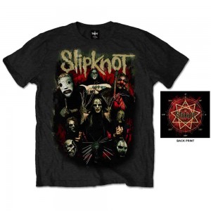 Slipknot Unisex T-Shirt: Come Play Dying (Black) (Back Print) (Large)