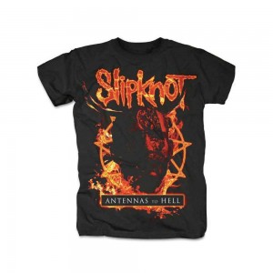 Slipknot Unisex T-Shirt: Antennas to Hell (Black) (Medium)