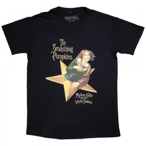 The Smashing Pumpkins Unisex T-Shirt: Mellon Collie (Navy Blue) (Medium)