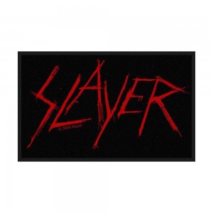 Slayer Standard Patch: Scratched Logo