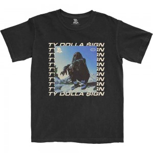 Ty Dolla Sign Unisex T-Shirt: Global Square (Black) (X-Large)