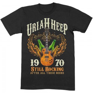 Uriah Heep Unisex T-Shirt: Still Rocking (Black) (Large)