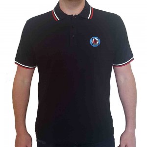The Who Unisex Polo Shirt: Target (Black) (Medium)