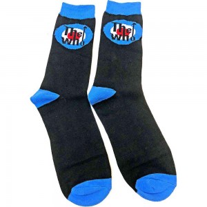 The Who Unisex Ankle Socks: Target Logo (Black) (UK Size 7 - 11)