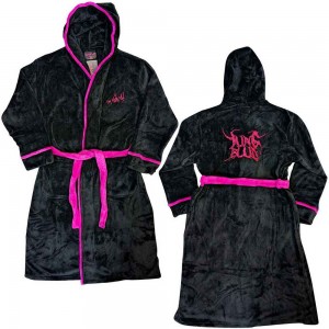 Yungblud Unisex Bathrobe: I´m Weird (Black & Hot Pink) (Back Print) (Small - Medium)